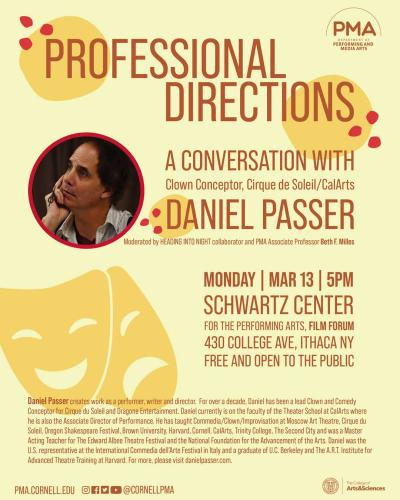 Flyer for Professional Directions with Daniel Passer